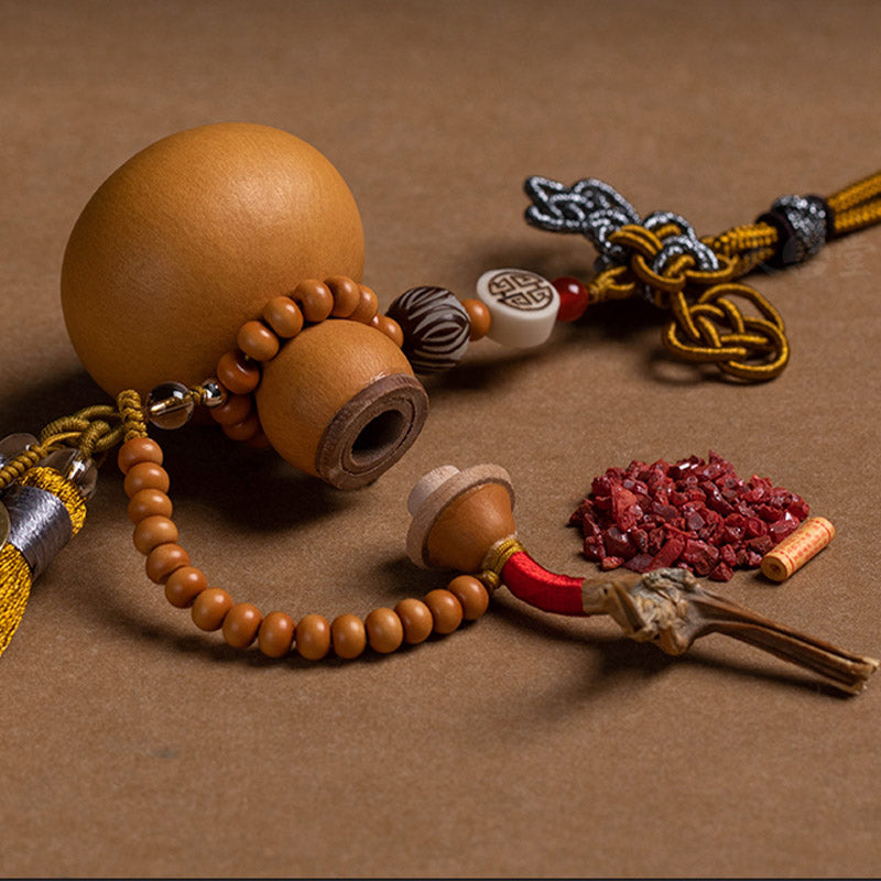 Nimara Ritual Feng Shui Coins Gourd Chinese Knot Lucky Coins Five Emperor Money Wealth Tassels Decoration