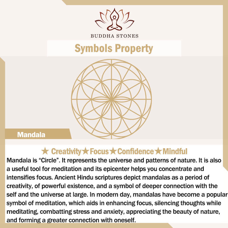 Nimara Ritual Tibetan Mandala Mindful Soft Non-Slip Foam Yoga Block