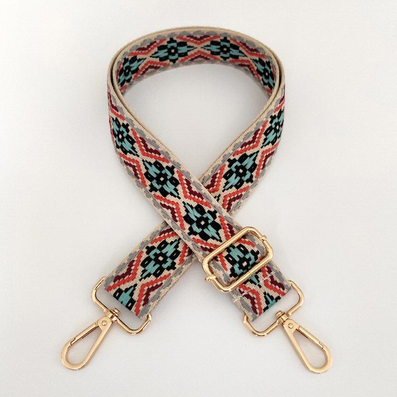Nimara Ritual Multicolor Embroidered Shoulder Bag Straps