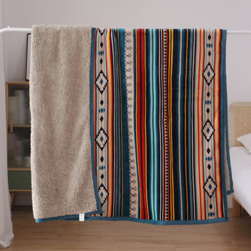 Nimara Ritual Geometric Warm Soft Bed Throw Blanket
