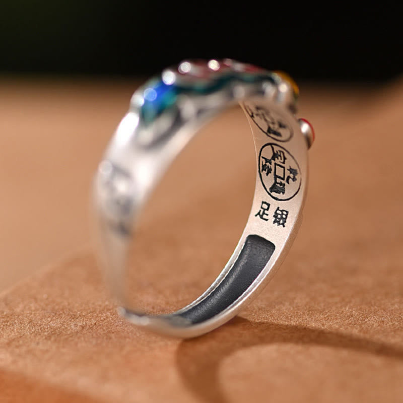 Nimara Ritual Feng Shui Five Emperor Coins Wealth Ring