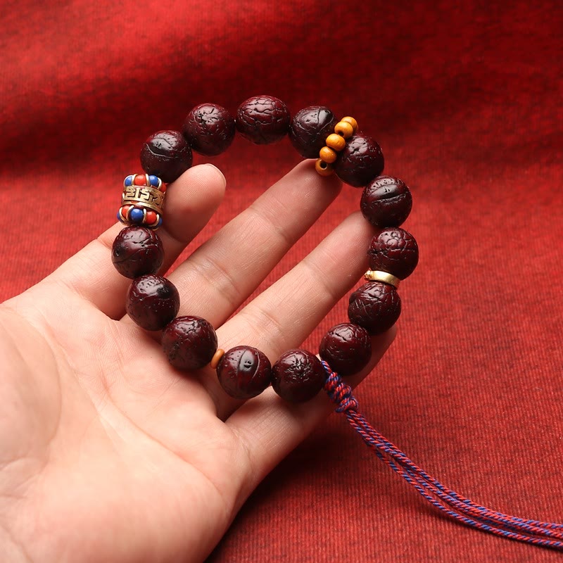 Nimara Ritual Bodhi Seed Bead Peace Calm Tassel Bracelet