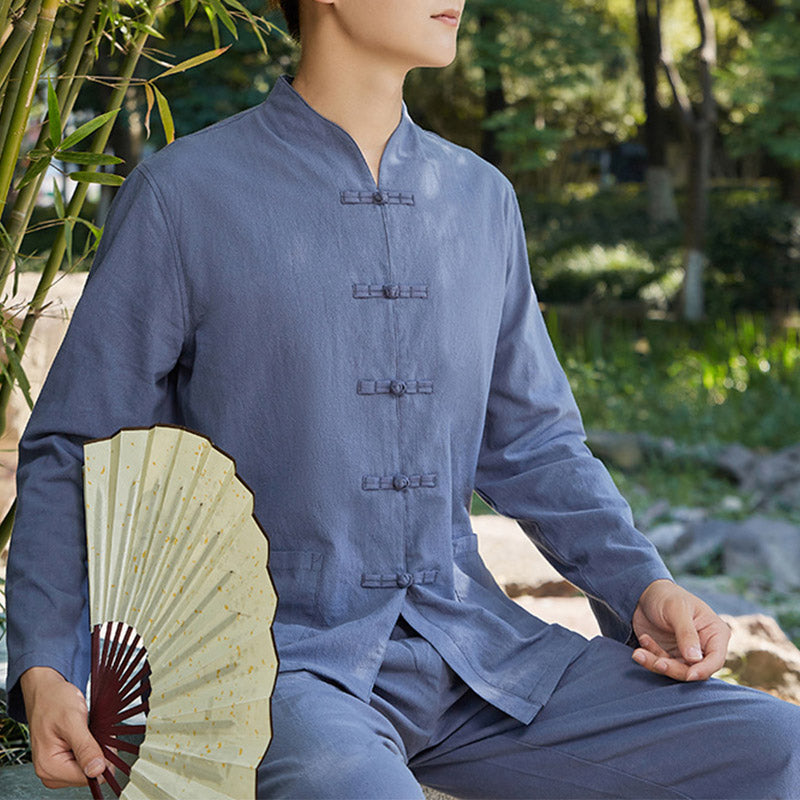 Nimara Ritual Spiritual Zen Practice Yoga Meditation Prayer Clothing Men's Set