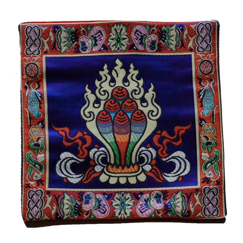 Nimara Ritual Prayer Altar Mat Healing Meditation Vajra Auspicious Symbols