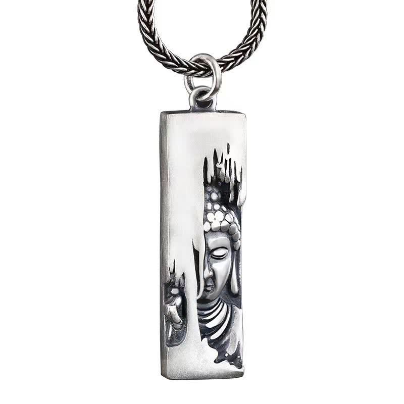 Nimara Ritual Tathagata Buddha Strength Protection Amulet Lucky Vintage Style Pendant Necklace