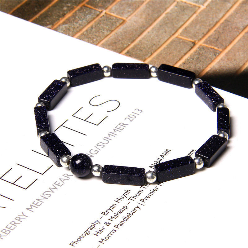Nimara Ritual Natural Crystal Amethyst Tiger Eye Spiritual Balance Bracelet