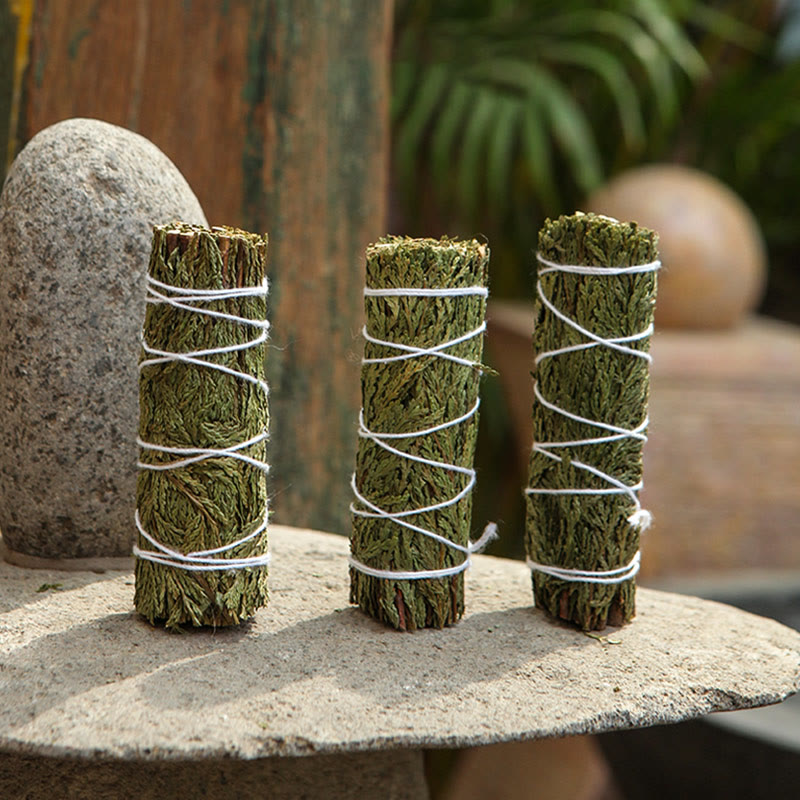 Nimara Ritual Cedar Smudge Stick for Home Cleansing Incense Meditation and Rituals Cedar Sticks Incense Wands