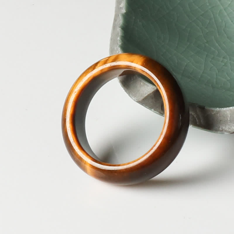 Nimara Ritual Tiger Eye Stone Strength Protection Ring