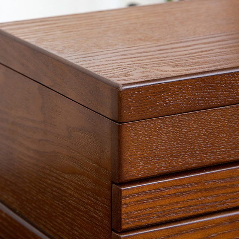 Nimara Ritual Retro Wooden Jewelry Box Three-Layer Jewelry Storage Box