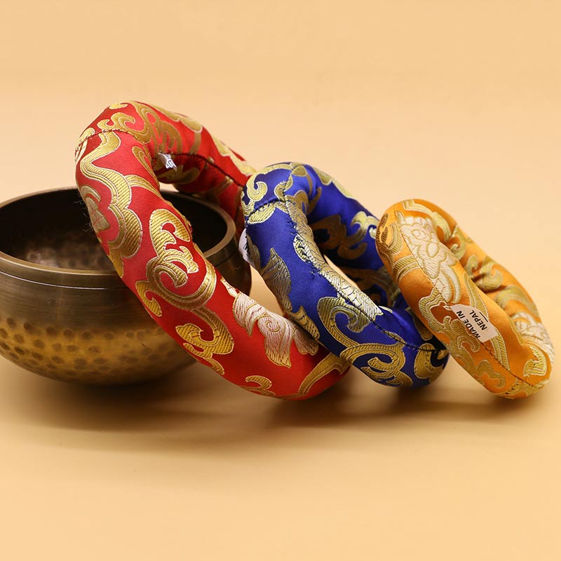 Nimara Ritual Tibetan Singing Bowl Handcraft Cushion Decoration