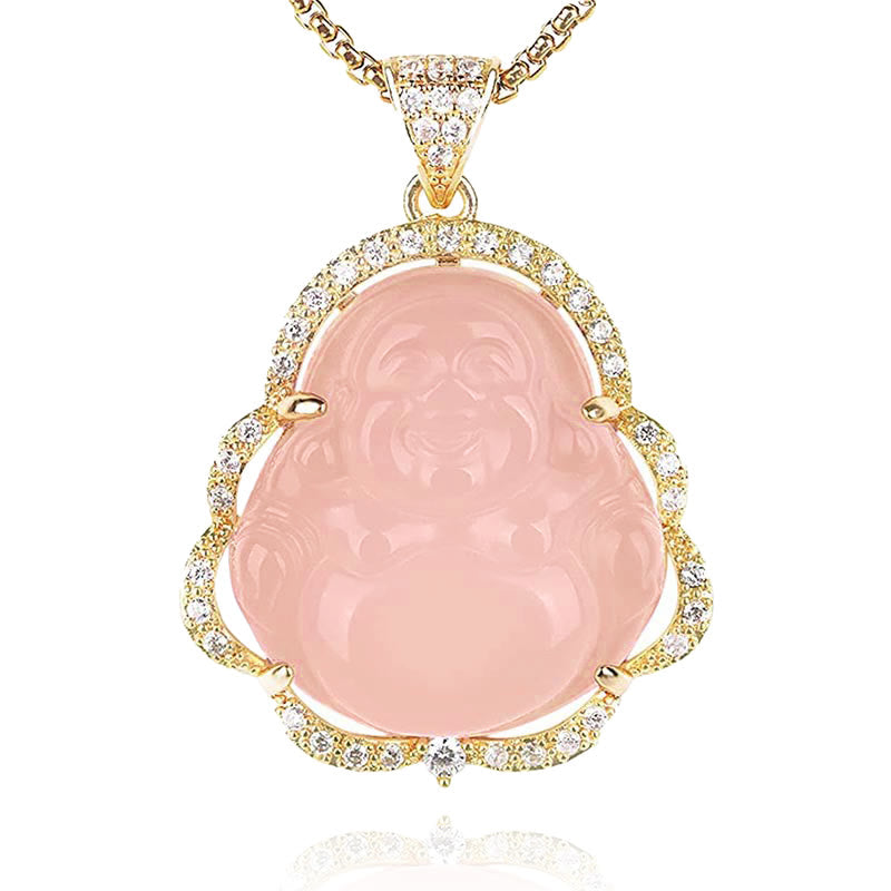 Nimara Ritual Good Luck Laughing Buddha Necklace