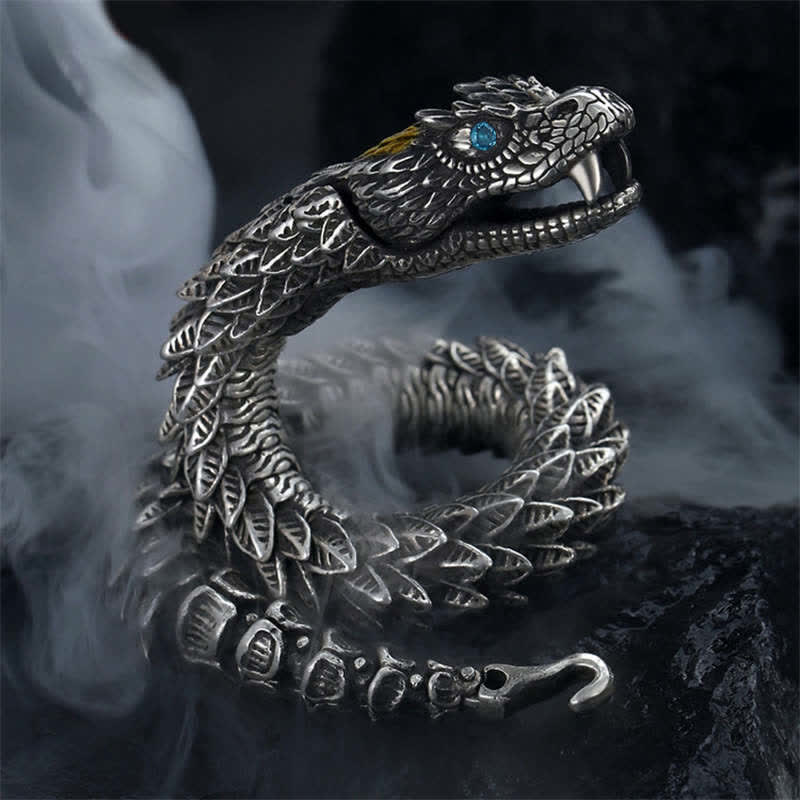 Nimara Ritual Dragon Snake Handmade Amulet Protection Chain Bracelet