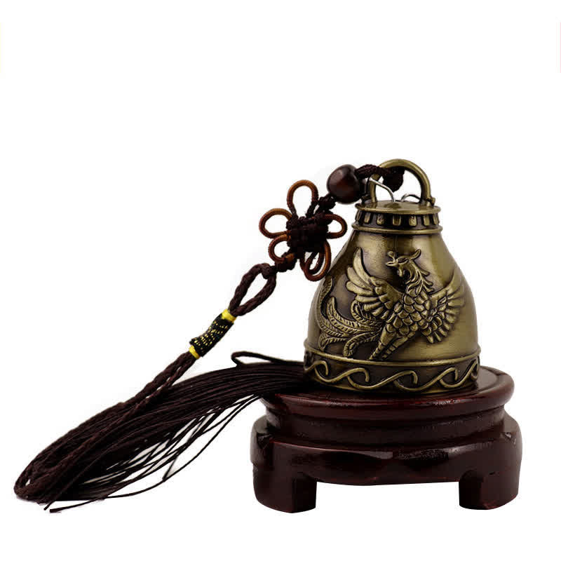 Nimara Ritual Feng Shui Buddha Koi Fish Phoenix Wind Chime Bell Luck Wall Hanging Decoration