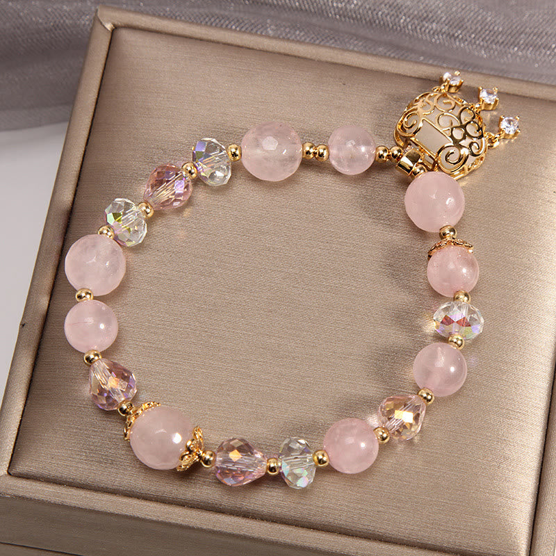 Nimara Ritual Natural Pink Crystal Soothing Protection Bracelet