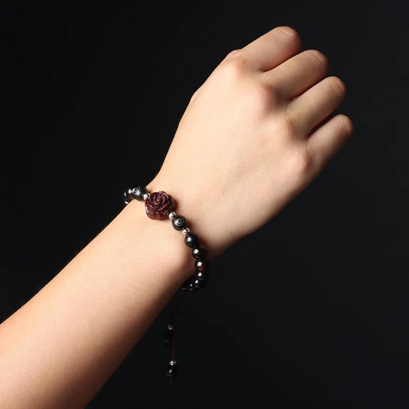 Nimara Ritual Small Leaf Red Sandalwood Sooth Bracelet