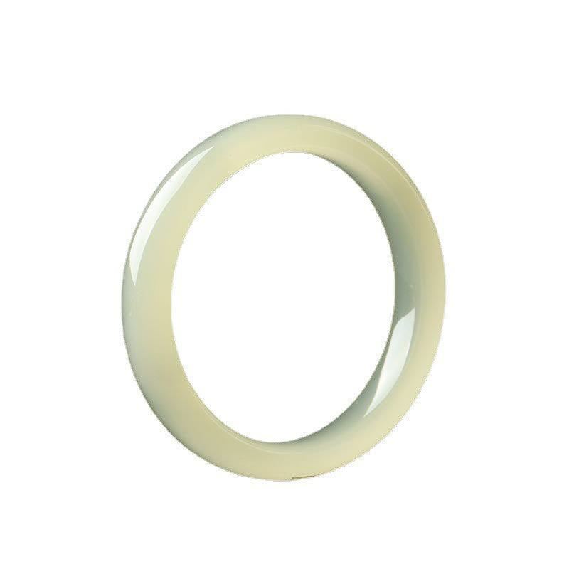 Nimara Ritual Natural Afghanistan Jade Abundance Cuff Bracelet Bangle