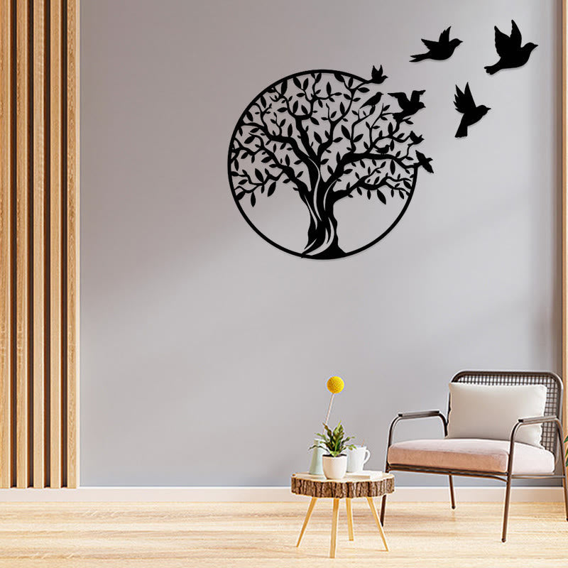 Nimara Ritual Tree of Life Birds Sign Housewarming Gift Unity Wall Art