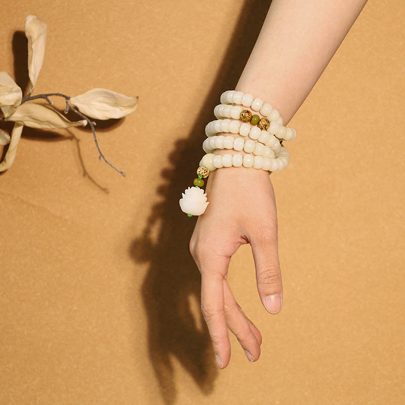 Reborn into Pure Land Peace Lotus Mala