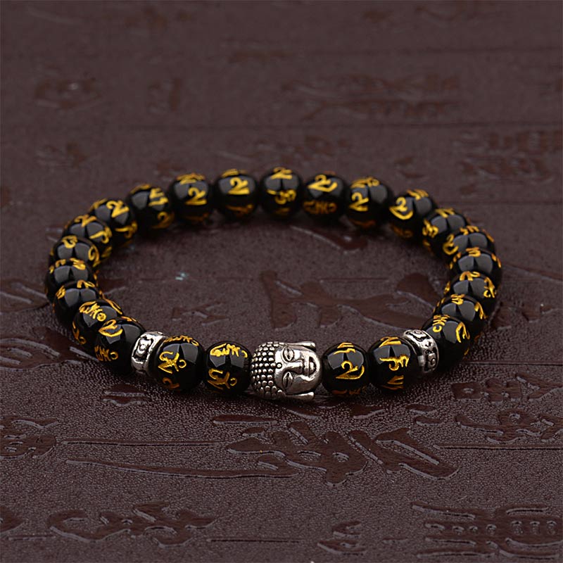 Nimara Ritual Tibetan Buddha Mantra Amulet Bracelet