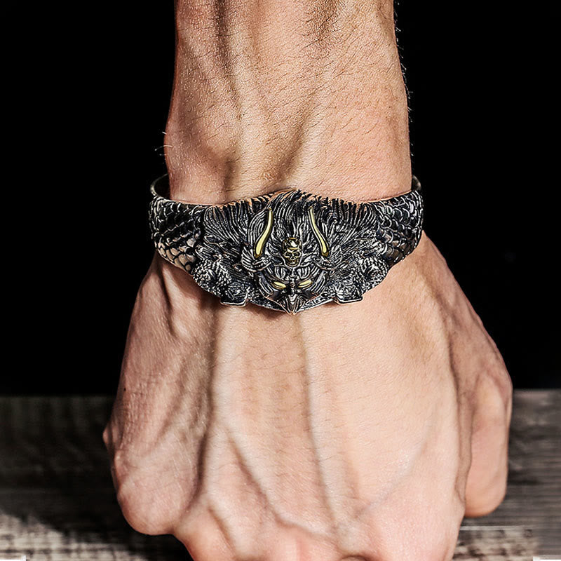 Nimara Ritual Tibetan Garuda Bird Wisdom Protection Bracelet Bangle