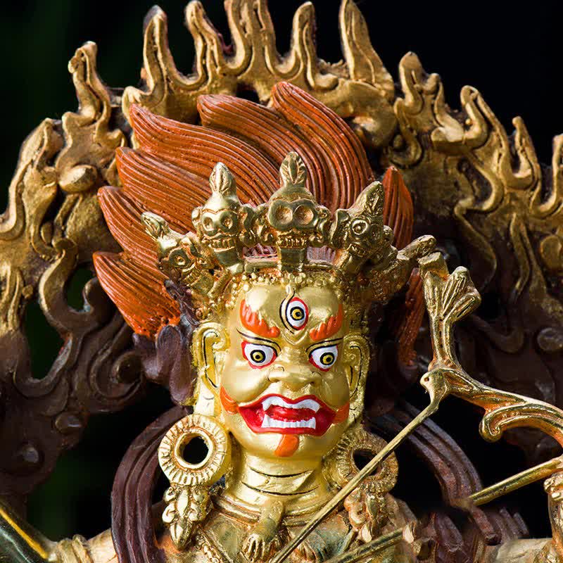 Nimara Ritual Kurukulla Buddha Figurine Serenity Copper Statue Home Decoration