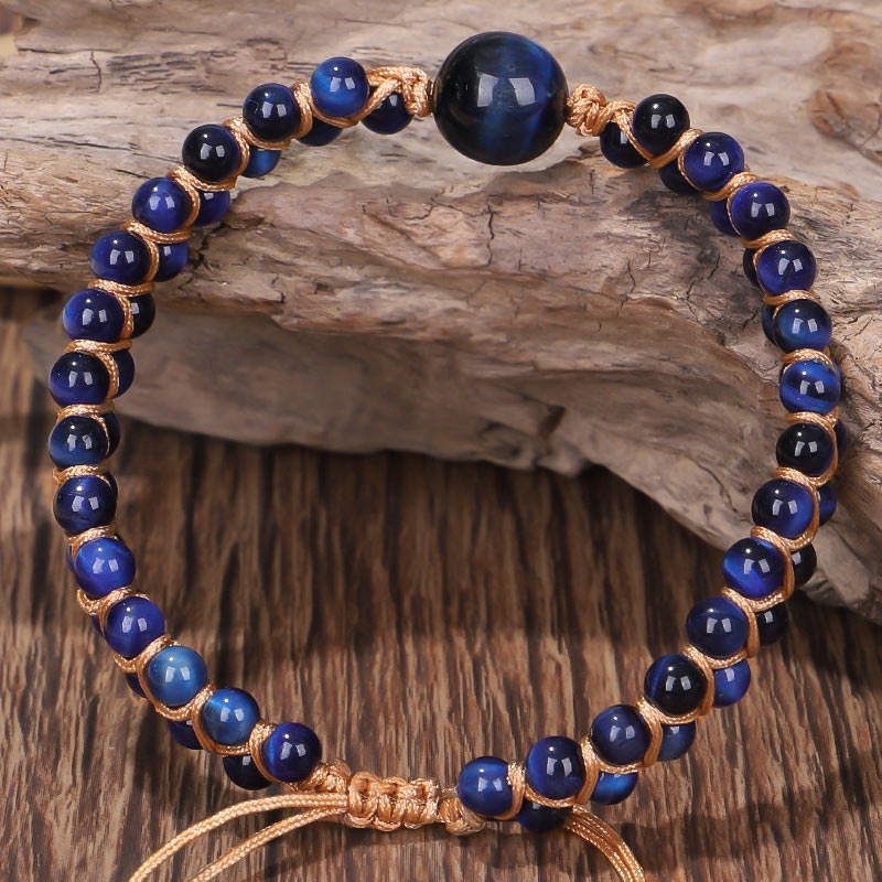 Nimara Ritual Divine Blue Tiger Eye Stone Protection Bracelet