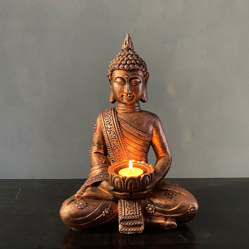 Nimara Ritual Tibetan Buddha Blessing Decoration Candlestick