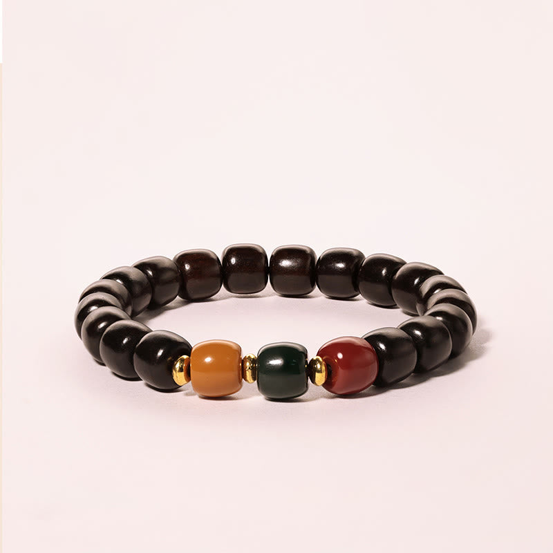 Nimara Ritual Ebony Wood Rosewood Peace Balance Bracelet