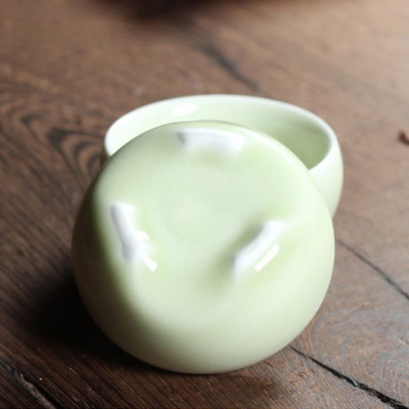 Nimara Ritual Colorful Koi Fish Ceramic Teacup Kung Fu Tea Cup Bowl