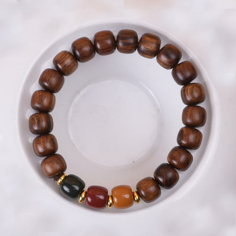 Nimara Ritual Ebony Wood Rosewood Peace Balance Bracelet