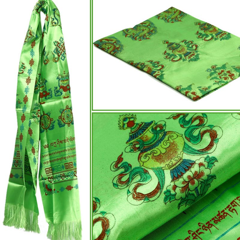 Nimara Ritual Tibetan Lucky Blessing 5 Colors Khata Decoration