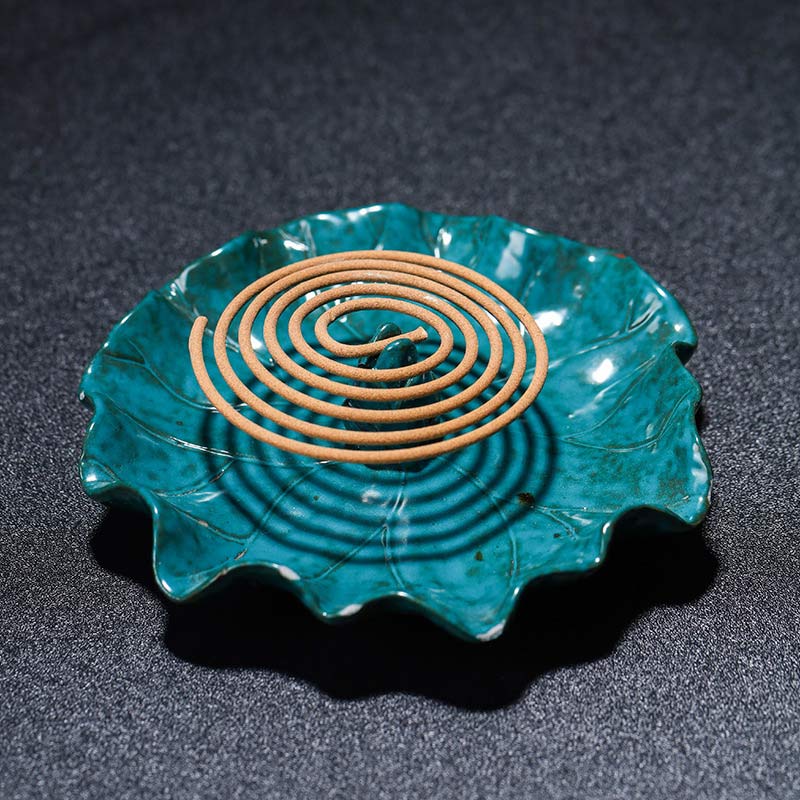 Nimara Ritual Tibetan Lotus Blessing Incense Burner Decoration