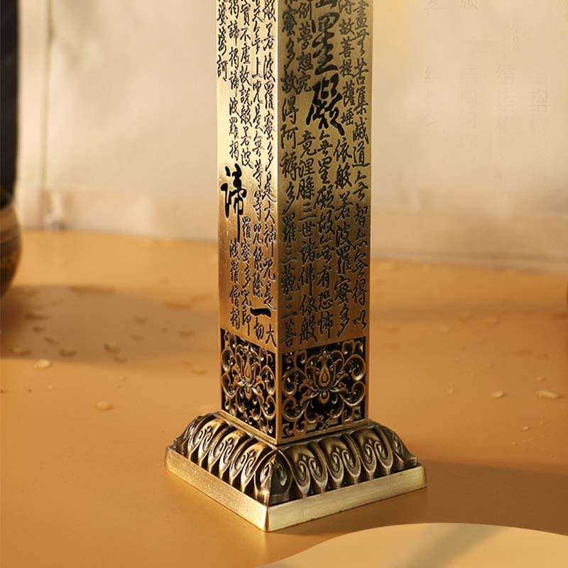 Nimara Ritual Heart Sutra Alloy Incense Holder Healing Home Decoration Incense Burner