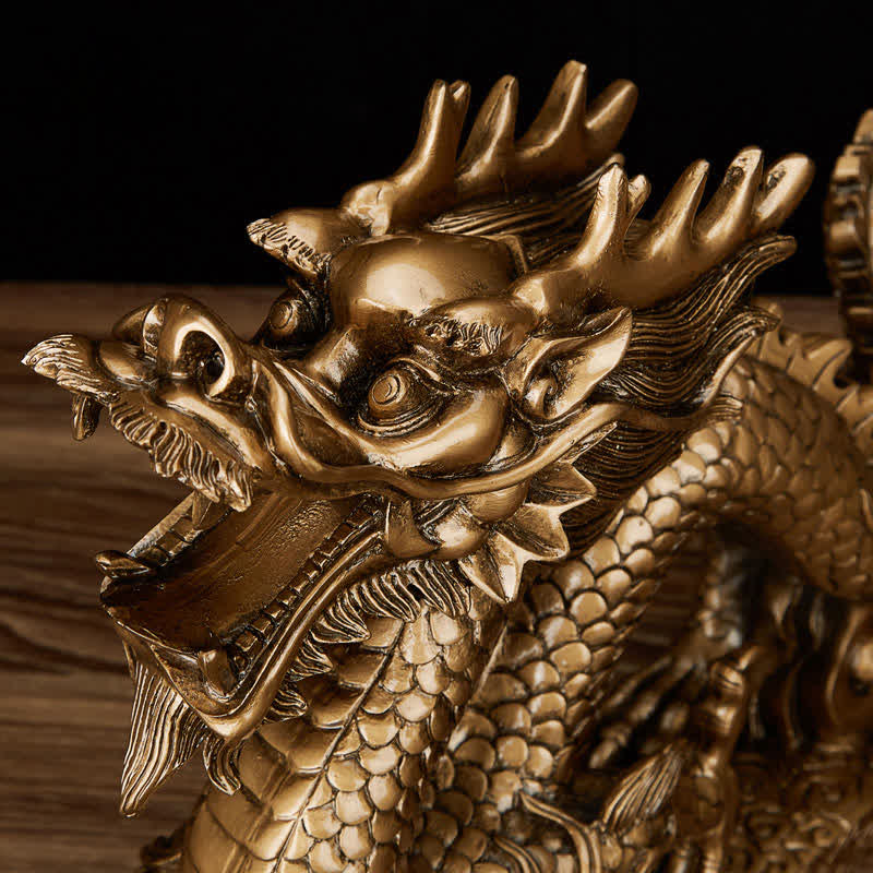 Nimara Ritual Feng Shui Dragon Auspicious Cloud Wealth Luck Decoration