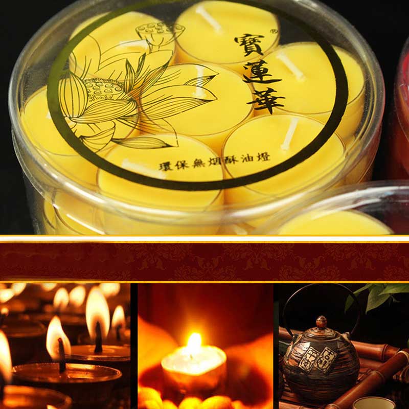 Nimara Ritual Meditation Prayer Altar Lotus Flower Candle Holder Buddhist Temple Rituals Use Items