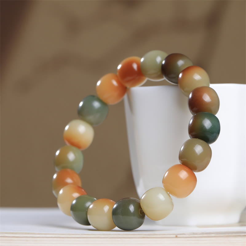 Nimara Ritual Colorful Bodhi Seed Peace Wisdom Bracelet
