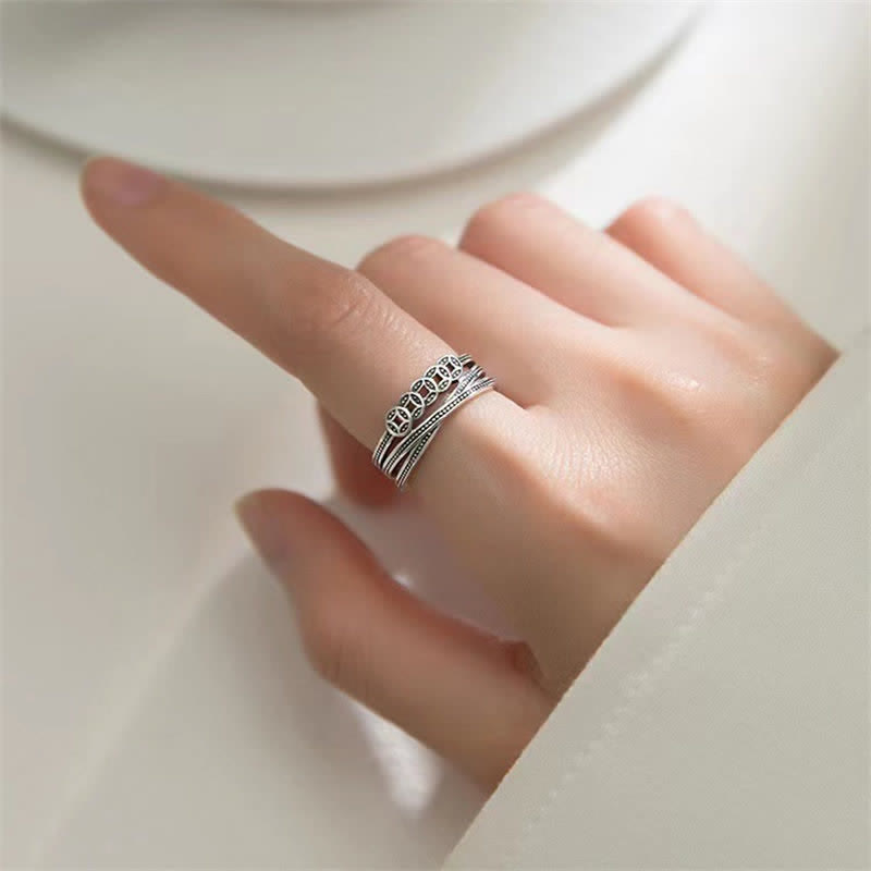 Nimara Ritual Copper Coin Wealth Luck Ring