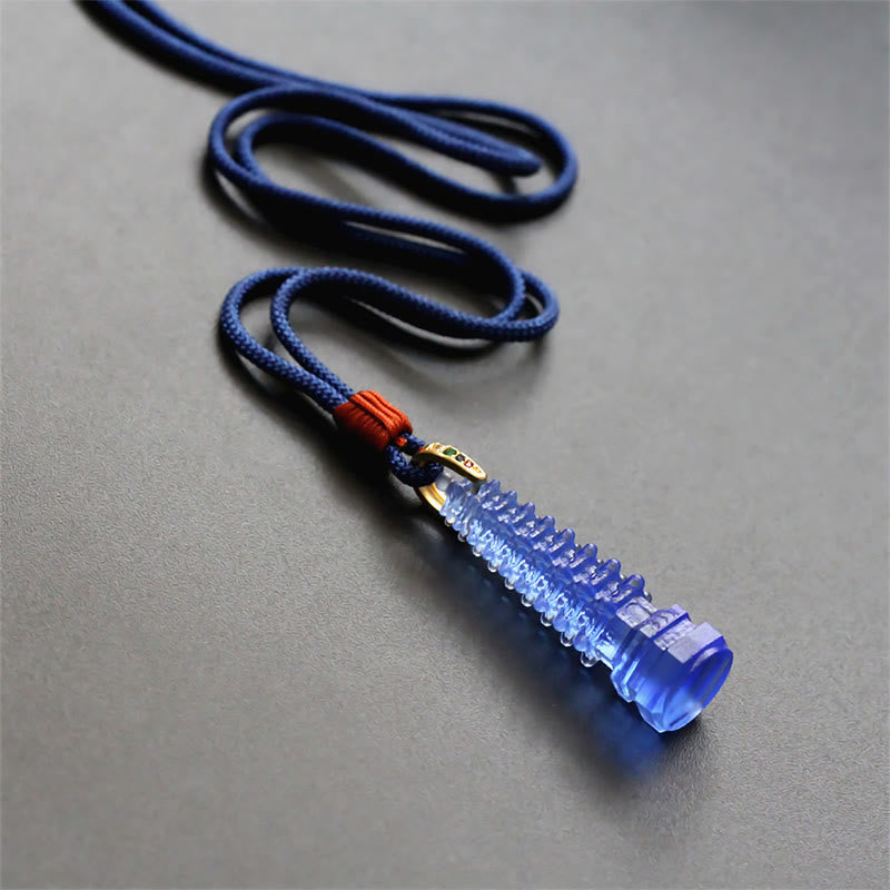 Nimara Ritual Liuli Ancient Pagoda Wisdom Necklace