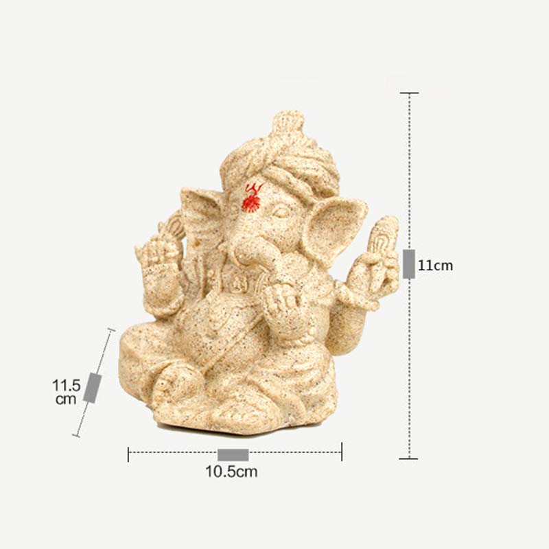 Nimara Ritual Ganesh Ganpati Elephant Statue Transformation Home Decoration