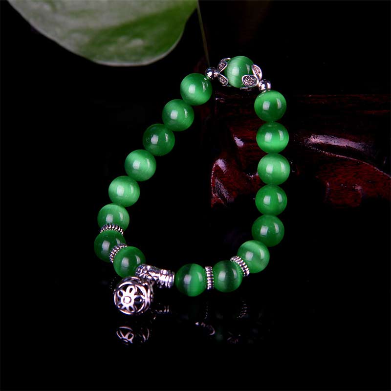 Nimara Ritual Tibetan Cat Eye Lucky Bracelet