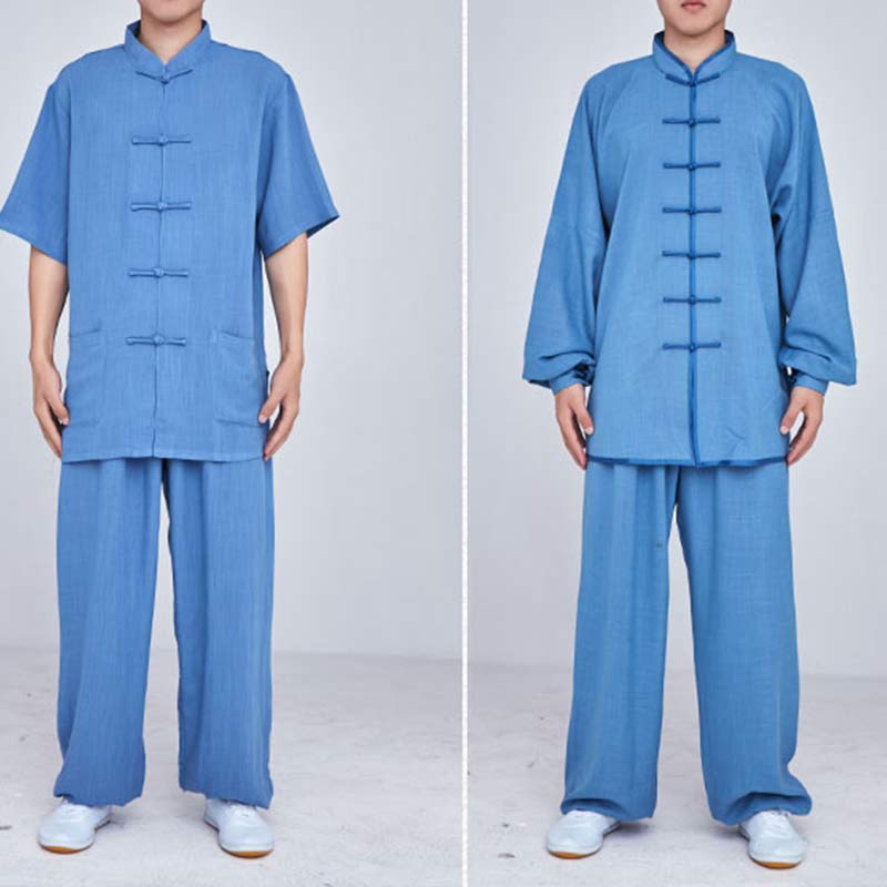 Nimara Ritual Meditation Zen Prayer Spiritual Tai Chi Qigong Practice Unisex Embroidery Clothing Set