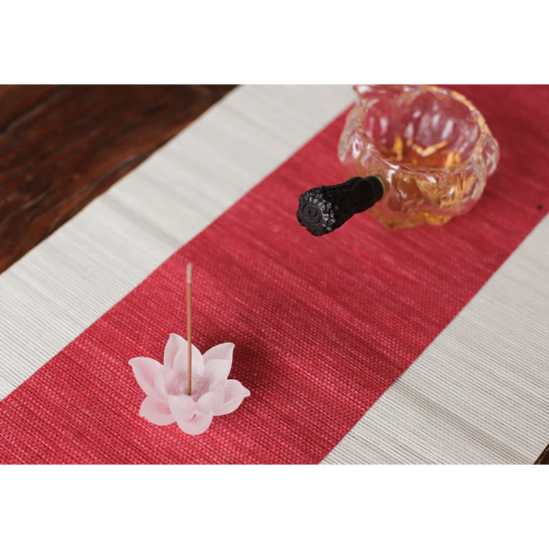 Nimara Ritual Mini Lotus Liuli Crystal Healing Meditation Stick Incense Burner