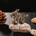 Nimara Ritual Year Of The Dragon Small Auspicious Brass Dragon Luck Success Home Decoration