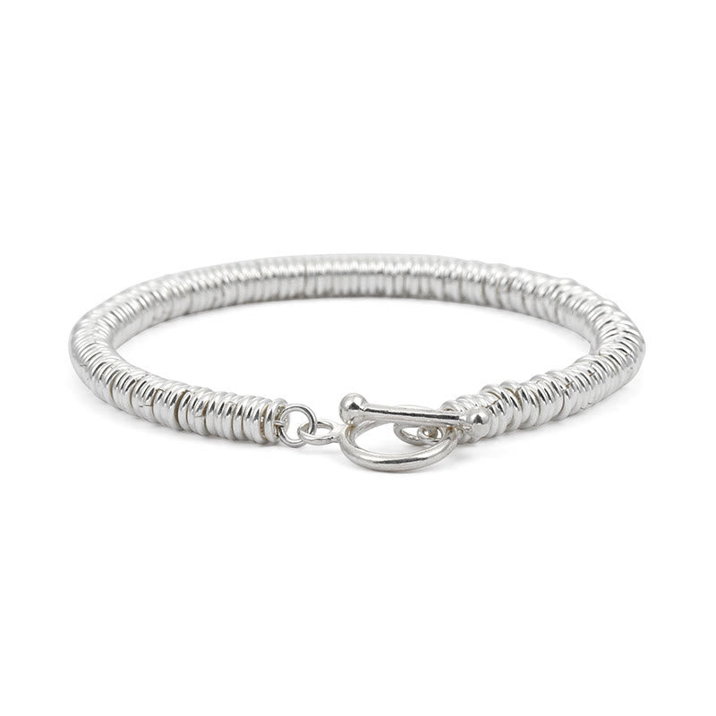 Nimara Ritual Simple Circle Pattern Design Luck Chain Bracelet