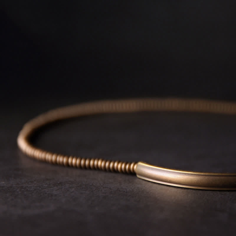 Nimara Ritual Vintage Lava Rock Copper Support Bracelet