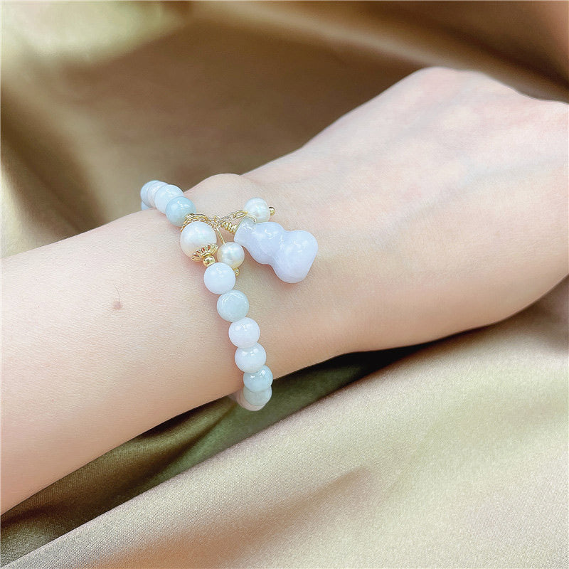 Nimara Ritual Jade Gourd Blessing Protection Charm Bracelet