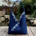 Nimara Ritual Handmade Embroidery Pattern Canvas Shoulder Bag Tote Bag Set