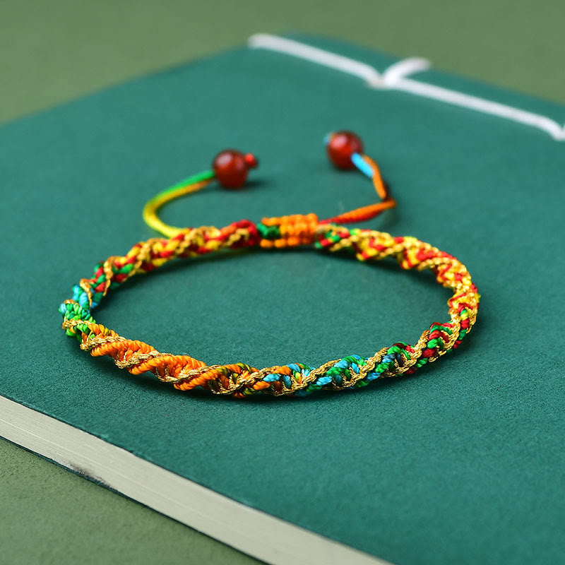 Nimara Ritual Colorful Rope Luck Handcrafted Zongzi Charm Bracelet