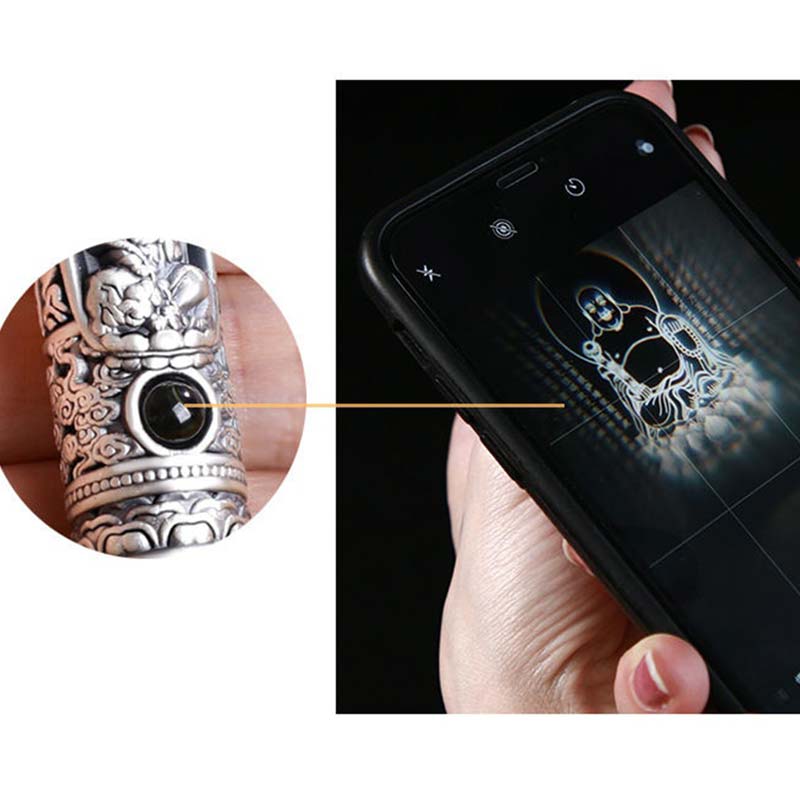 Nimara Ritual Chinese Zodiac Natal Buddha Projection Prosperity Necklace Pendant