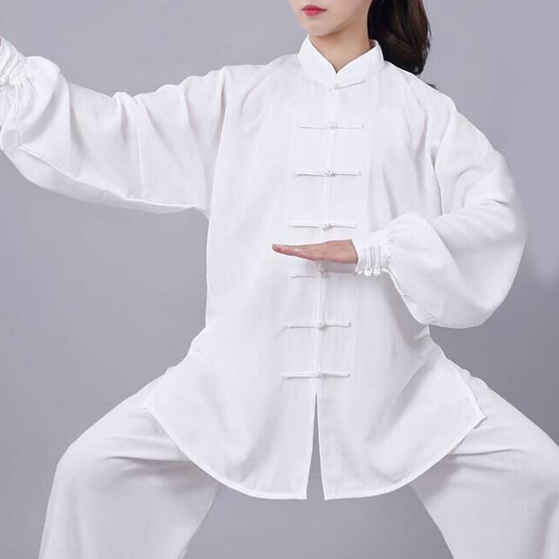 Nimara Ritual Meditation Zen Prayer Spiritual Tai Chi Qigong Practice Unisex Embroidery Clothing Set